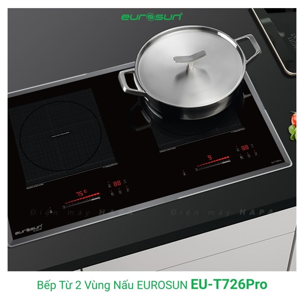 Bếp Từ EUROSUN EU-T726PRO 2 Vùng Nấu - Nhập Khẩu Malaysia