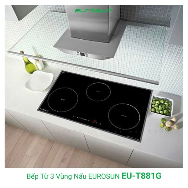 Bếp Từ Eurosun EU-T881G 3 Vùng Nấu - Nhập Khẩu CHLB Đức