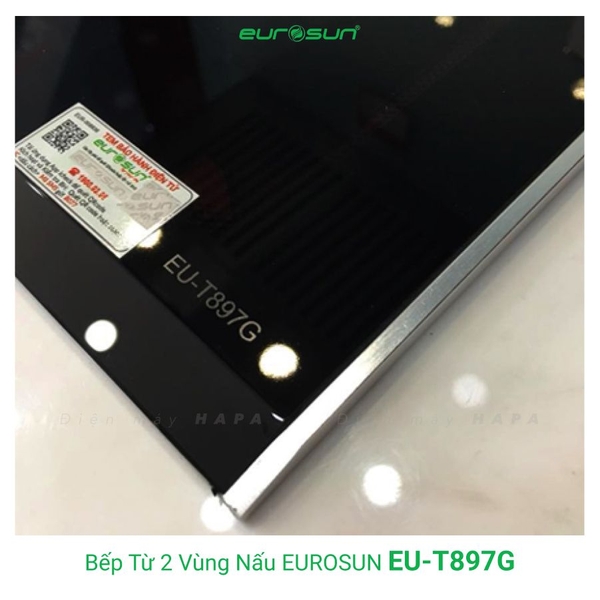 Bếp Từ Eurosun EU-T897G 2 Vùng Nấu - Nhập Khẩu CHLB Đức