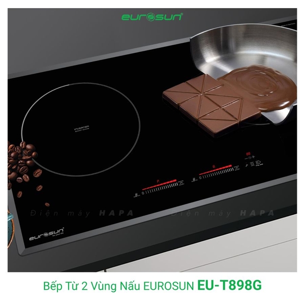 Bếp Từ Eurosun EU-T898G 2 Vùng Nấu - Nhập Khẩu CHLB Đức