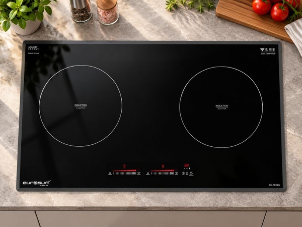 Bếp Từ Eurosun EU-T898G 2 Vùng Nấu - Nhập Khẩu CHLB Đức