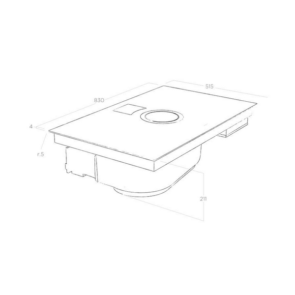 Bếp Từ Kết Hợp Máy Hút Mùi NIKOLA TESLA SWITCH