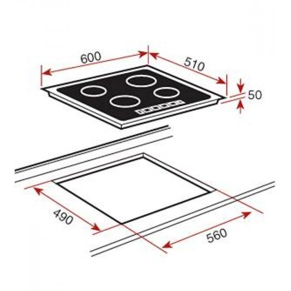 Bếp Từ Teka IZ 6320 WHITE