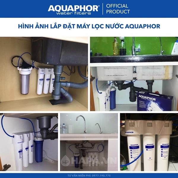 Bộ 3 Lõi Lọc Nước AQUAPHOR CRYSTAL H - Nhập khẩu nguyên bộ Châu Âu