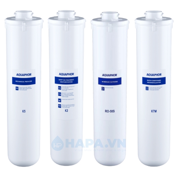 Bộ 4 Lõi Lọc AQUAPHOR MORION RO-101S - Nhập khẩu nguyên bộ Châu Âu