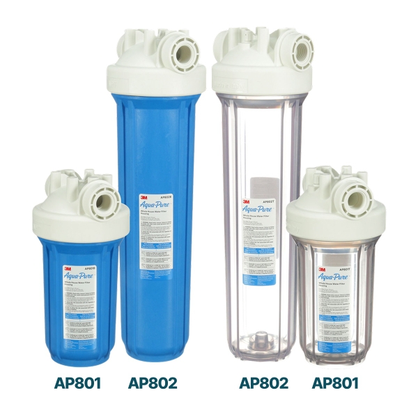 Bộ Lọc Nước Đầu Nguồn Cao Cấp 3M™ Aqua-Pure™ AP801B (10 inch), AP802B (20 inch) Big Blue