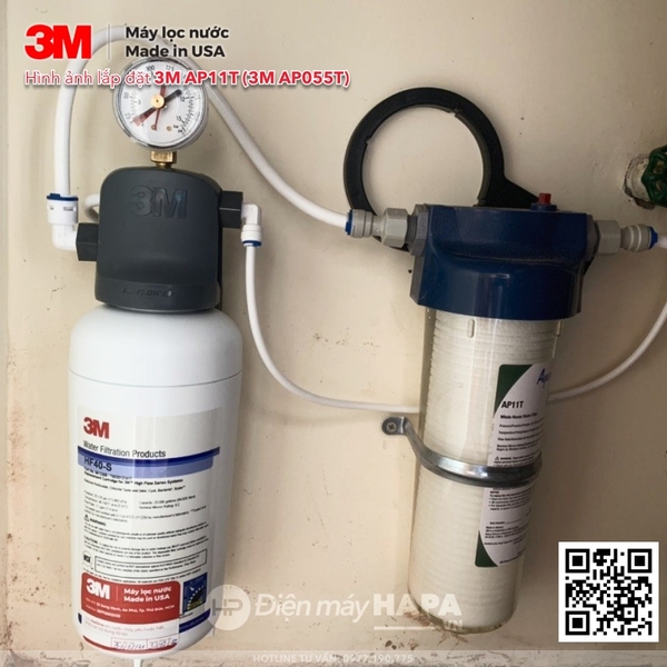 Bộ Lọc Thô 3M AP055T / AP11T Kèm Lõi 10 inch - Nhập Khẩu Mỹ