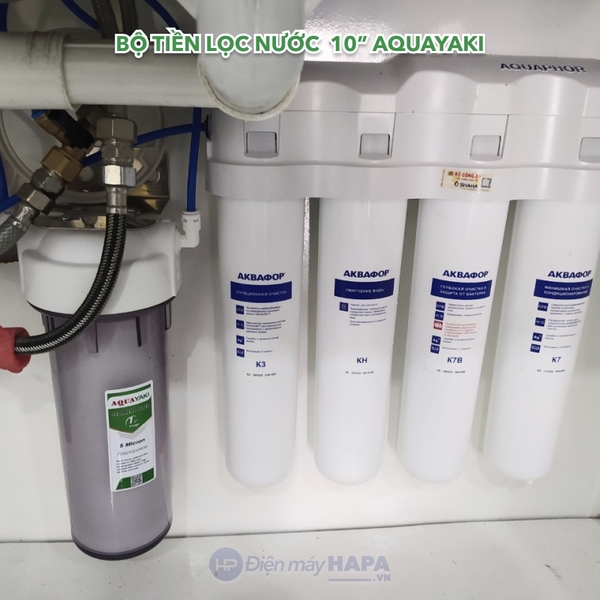Bộ Lọc Thô 1 cốc AQUAYAKI Kèm Lõi Lọc 10 inch - Hàng Chính Hãng - 03