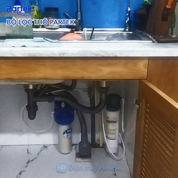 Ảnh lắp đặt thực tế Bộ Lọc Thô Cao Cấp Mỹ Partek P1012-PRS - 02