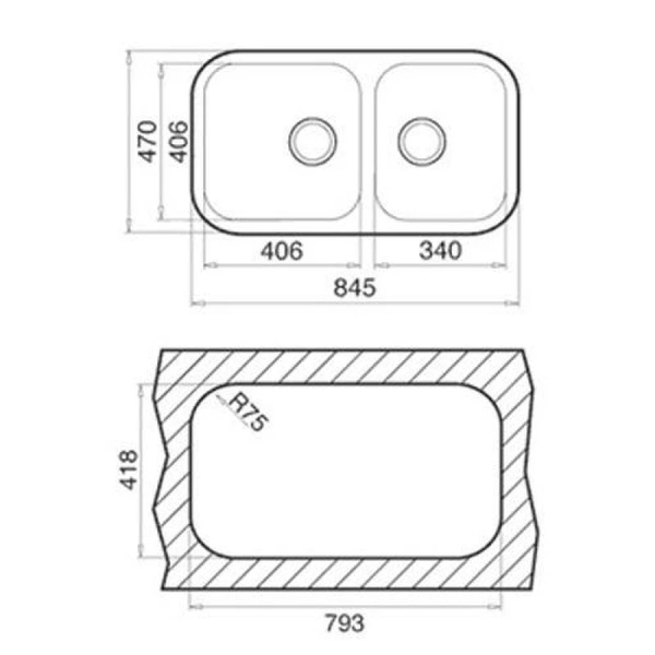 Chậu Rửa Teka BE 2C 845 10125029