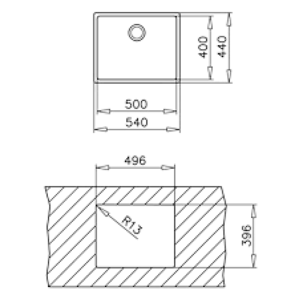 Chậu Rửa Teka FLEX LINEA R15 50.40 115000012