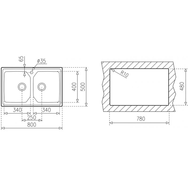 Chậu Rửa Teka PREMIUM 2B 80 (2C 80) 11128008