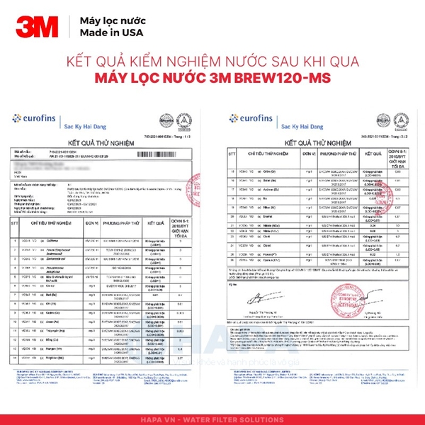 Bộ Tiền Xử Lý Nước 3M Cho Máy Điện Giải iON Kiềm - Nhập khẩu Mỹ