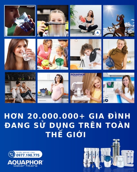 Máy Lọc Nước AQUAPHOR CRYSTAL H Nano Aqualen™ - Nhập Khẩu Châu Âu