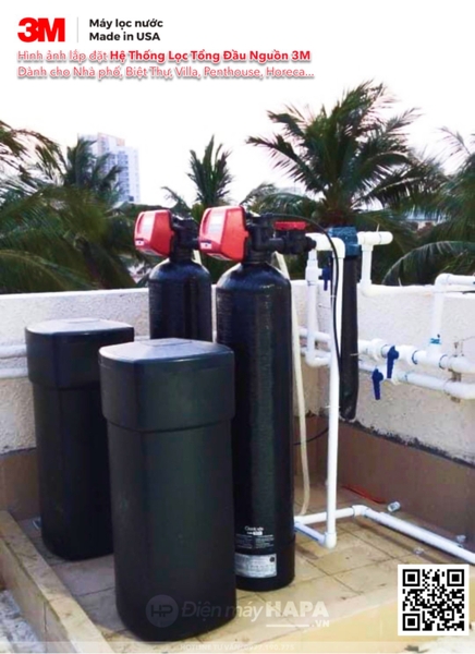 Hệ Thống Lọc Tổng 3M PREMIUM Cho Biệt Thự, Villa Cao Cấp - Nhập khẩu Mỹ