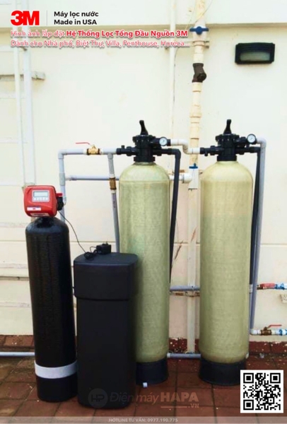 Máy Làm Mềm Nước 3M WTS150 (3MWTS150) PREMIUM Loại Bỏ Nước Cứng - Nhập Khẩu Mỹ