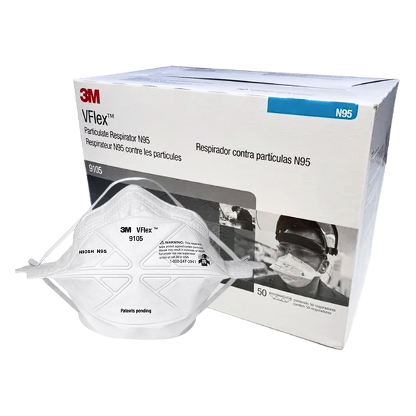 Khẩu Trang 3M 9105 N95 VFLex™ tiêu chuẩn NISHO - Hàng Chính Hãng 3M