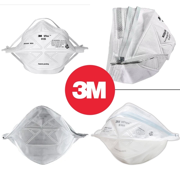 Khẩu Trang 3M 9105 N95 VFLex™ tiêu chuẩn NISHO - Hàng Chính Hãng 3M