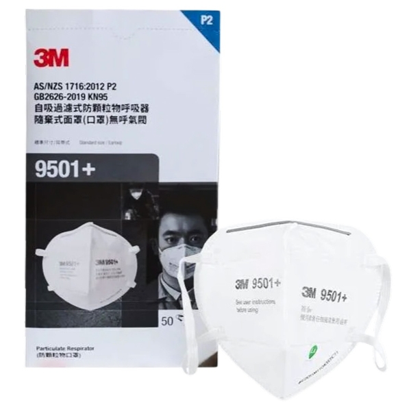 Khẩu Trang 3M™ 9501+ Cao Cấp Tiêu Chuẩn KN95 - Hàng Chính Hãng 3M