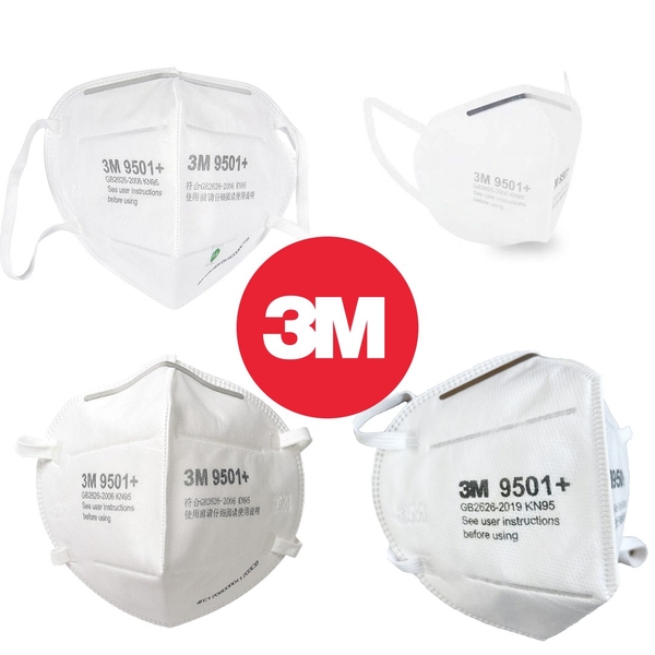 Khẩu Trang 3M™ 9501+ Cao Cấp Tiêu Chuẩn KN95 - Hàng Chính Hãng 3M