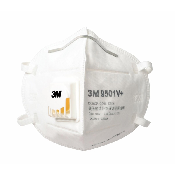 Khẩu Trang 3M 9501V+ Tiêu Chuẩn KN95 Có Van - Hàng Chính Hãng 3M