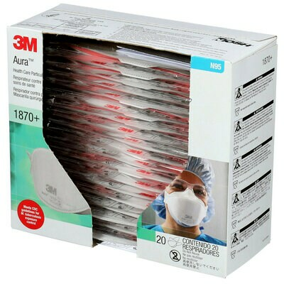 Khẩu Trang 3M 1870+ Aura™ Tiêu Chuẩn Y Tế N95 - Hàng Chính Hãng 3M