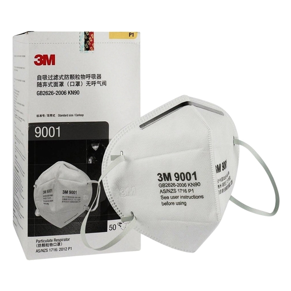 Khẩu Trang 3M 9001 KN90 cho người Châu Á - Chính hãng 3M