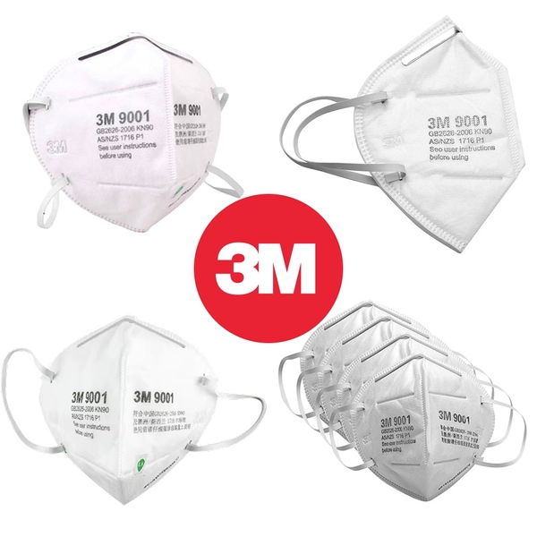 Khẩu Trang 3M 9001 KN90 cho người Châu Á - Chính hãng 3M