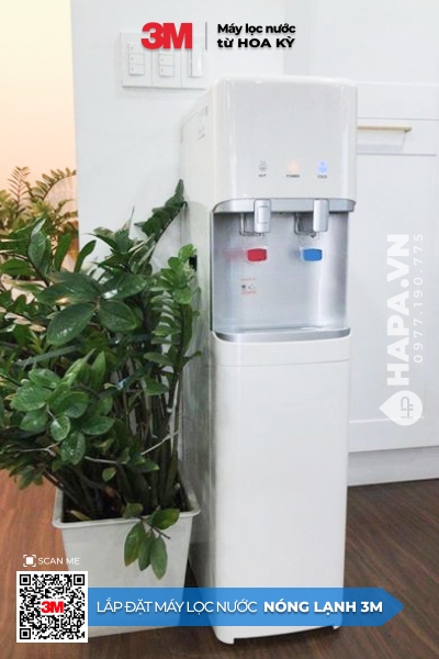 Máy Lọc Nước Nóng Lạnh 3M 2 Vòi - Bộ lọc nhập khẩu Mỹ