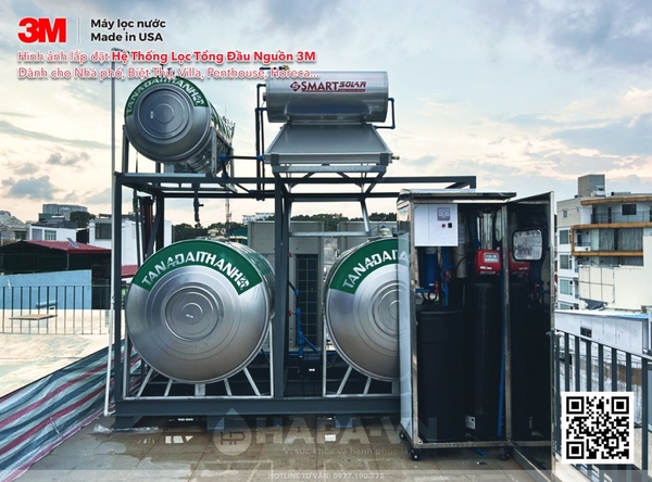 Hệ Thống Lọc Tổng 3M PREMIUM Cho Biệt Thự, Villa Cao Cấp - Nhập khẩu Mỹ