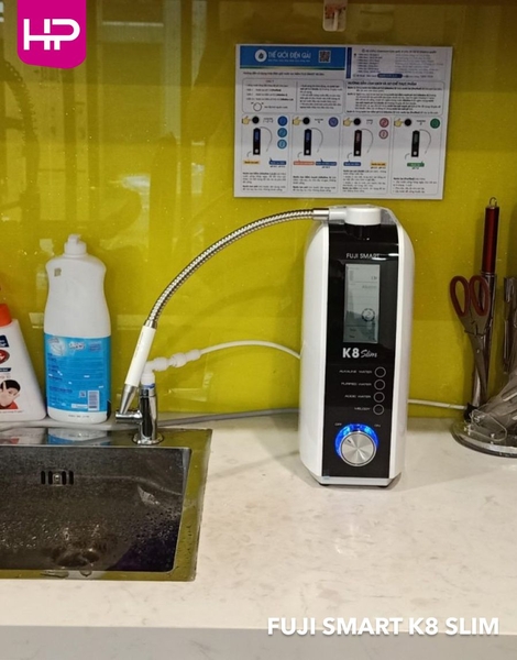 Máy Điện Giải ION Kiềm FUJI SMART K8 Slim - Nhập Khẩu Nhật Bản