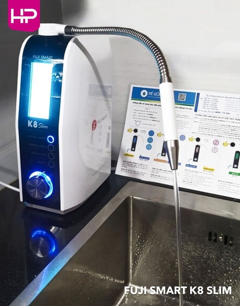 Máy Điện Giải ION Kiềm FUJI SMART K8 Slim - Nhập Khẩu Nhật Bản