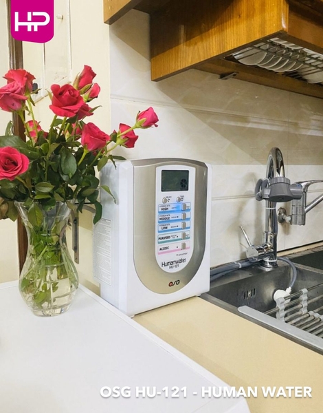 Máy Điện Giải ION Kiềm OSG Human Water HU-121 - Nhập Khẩu Nhật Bản