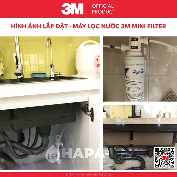 Máy Lọc Nước 3M AP2-C405-SG Mini Filter - Nhập Khẩu 3M Mexico
