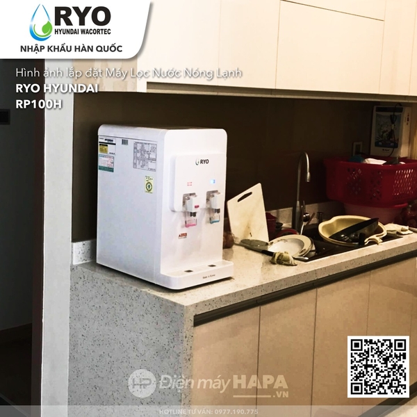 Máy Lọc Nước Nóng Lạnh RYO Hyundai RP100H - Nhập Khẩu Hàn Quốc