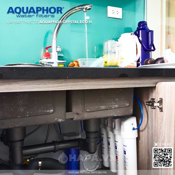 Máy Lọc Nước AQUAPHOR CRYSTAL ECO H Nano Aqualen™ - Nhập Khẩu Châu Âu