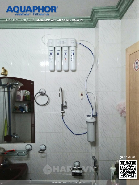 Máy Lọc Nước AQUAPHOR CRYSTAL ECO H Nano Aqualen™ - Nhập Khẩu Châu Âu