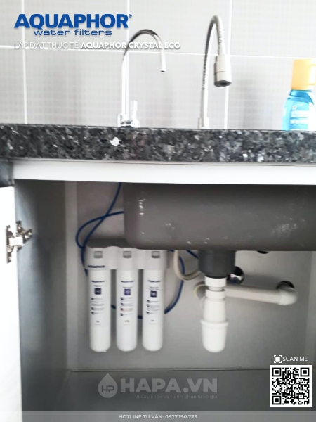 Máy Lọc Nước AQUAPHOR CRYSTAL ECO Nano Aqualen™ - Nhập Khẩu Châu Âu