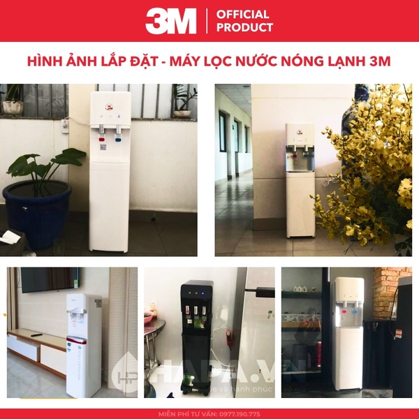 Máy Lọc Nước Nóng Lạnh 3M cho Gia đình, Văn phòng - Bộ lọc nhập khẩu Mỹ