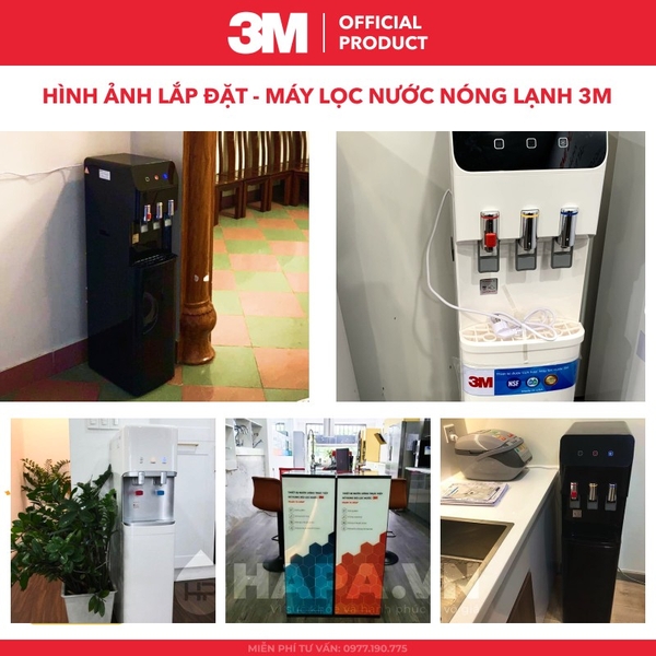 Máy Lọc Nước Nóng Lạnh 3M cho Gia đình, Văn phòng - Bộ lọc nhập khẩu Mỹ