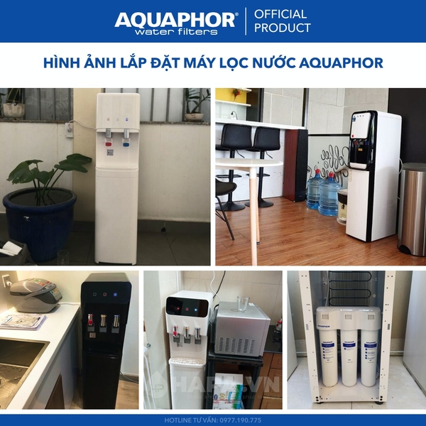 Máy Lọc Nước Nóng Lạnh AQUAPHOR CRYSTAL H - Bộ Lọc Nhập khẩu Châu Âu
