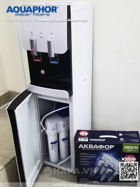 Máy Lọc Nước Nóng Lạnh AQUAPHOR CRYSTAL H - Bộ Lọc Nhập khẩu Châu Âu