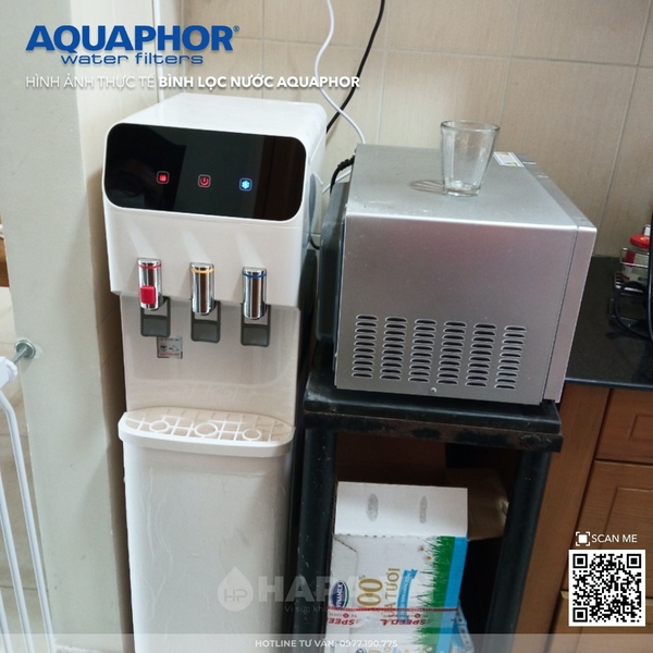Máy Lọc Nước Nóng Lạnh AQUAPHOR CRYSTAL H - Bộ Lọc Nhập khẩu Châu Âu