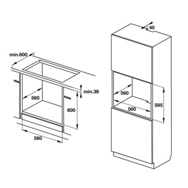 Lò Nướng Hafele HO-K60B 534.05.581