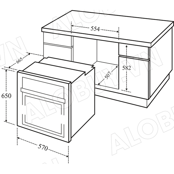 Lò Nướng Canzy CZ 601M - 60L