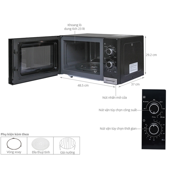 Lò Vi Sóng ELECTROLUX EMM2318X 23L