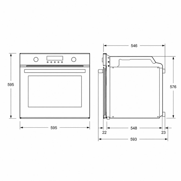 Lò Nướng Electrolux EOY5851AAX 74L