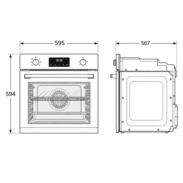 Lò Nướng Electrolux KODEC75X 71L - Chính Hãng HAPA