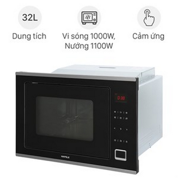 Lò Vi Sóng Có Nướng Âm Tủ HAFELE HM-B38C 538.01.111 32 lít