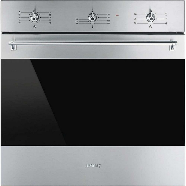 Lò Nướng SMEG đối lưu, 60cm, CLASSICA, SF6381X 536.64.753 70 lít